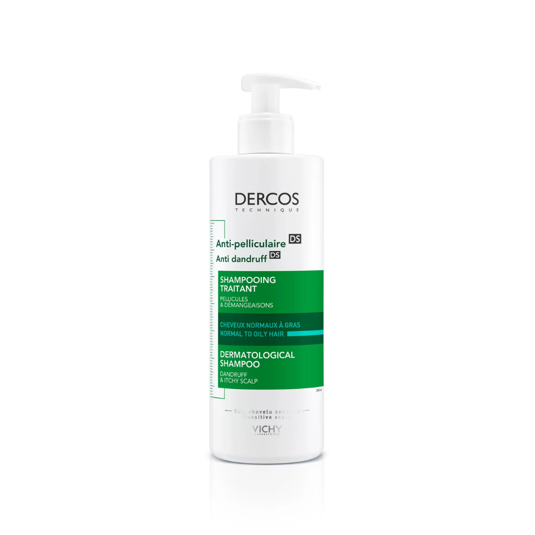 VICHY Dercos Anti‑Pelliculaire Shampooing Cheveux Normaux À Gras