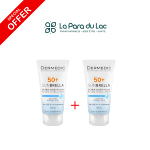 DERMEDIC Sunbrella SPF50+ Ultra Léger Fluide + 40ml gratuit