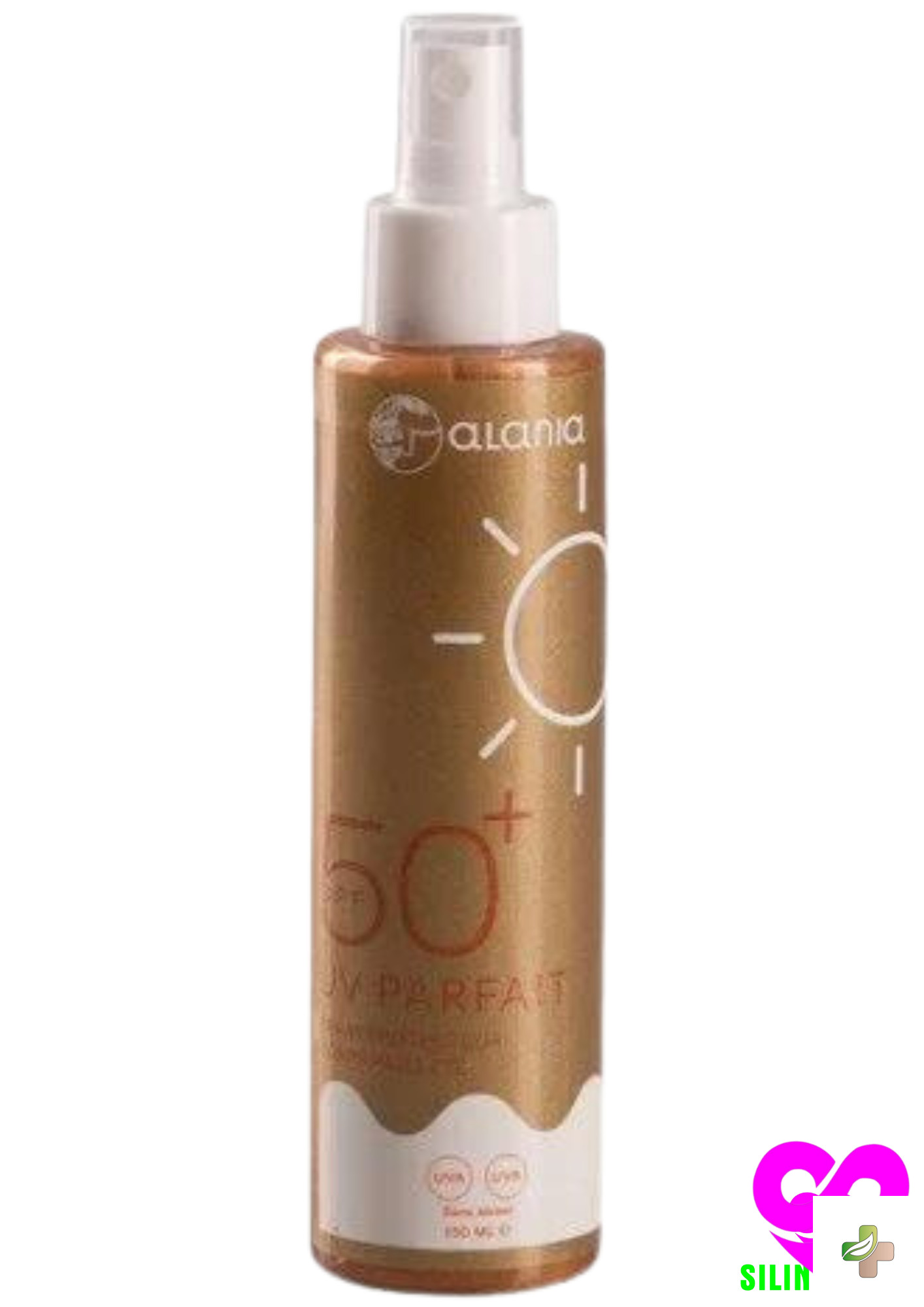 Alania Uv Parfait Spray Protecteur Corps SPF 50+ Pailleté
