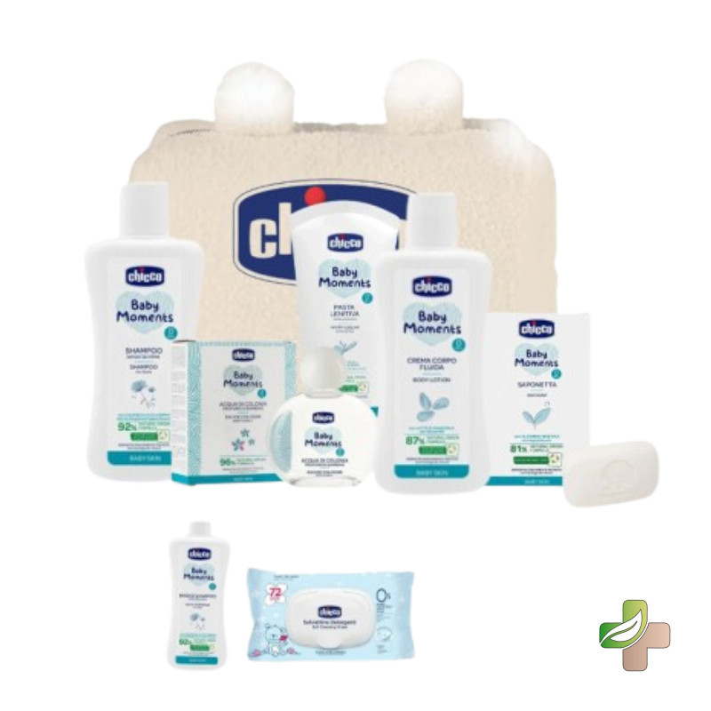 Coffret Bébé Chicco Baby Moments 7 Produits + Trousse Gratuit