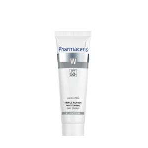 PHARMACERIS Albucin Crème de jour triple action éclaircissement SPF50+
