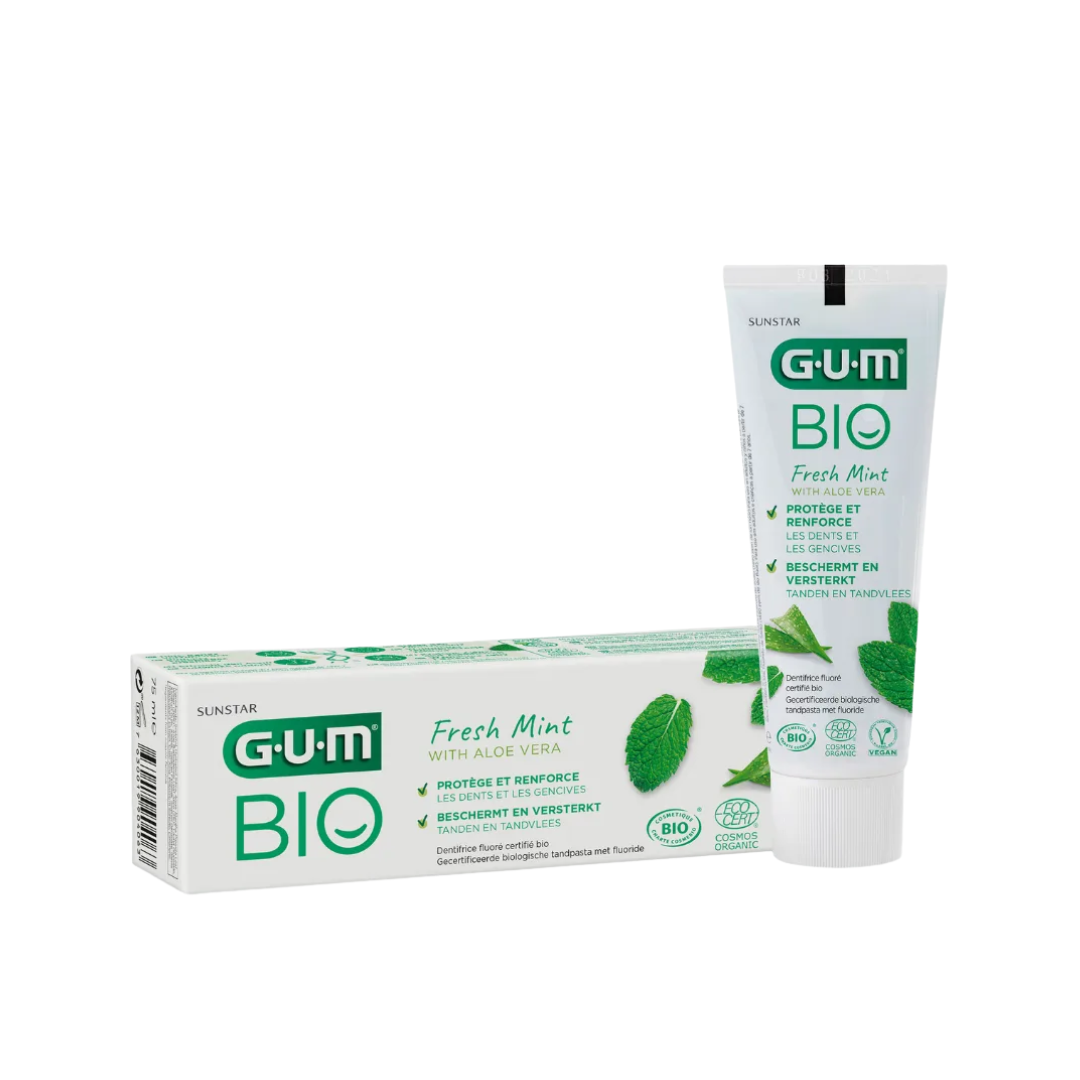 GUM Dentifrice Bio Fresh Mint With Aloe Vera