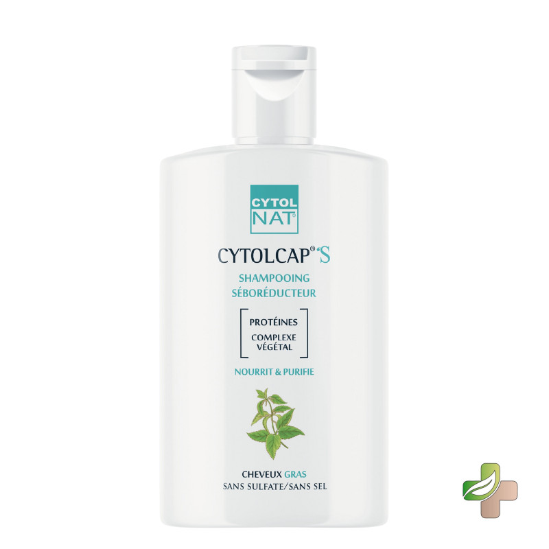 CYTOLNAT CYTOLCAP S SHAMPOOING SEBOREDUCTEUR CHEVEUX GRAS 200ML