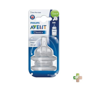 AVENT TETINE ANTI-COLIQUE 1MOIS+ DEBIT 2 2 PIECES SCF632/27