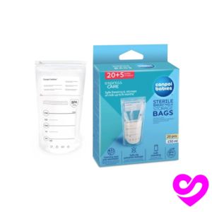 CANPOL BABIES SACS DE CONSERVATION DU LAIT MATERNEL 25PCS,150ML 70/001