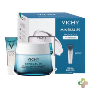 VICHY MINERAL 89 CREME RICHE BOOST HYDRATATION 72H 50 ML + SERUM 10ML OFFERT