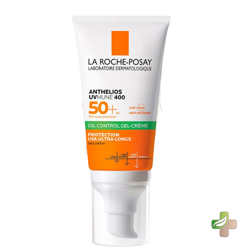 La Roche-Posay Anthelios UVMune 400 Oil Control Gel-Crème Invisible SPF50+, 50ML