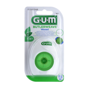 GUM Fils Dentaires Plats Ciré Mentholé