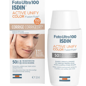 Foto Ultra 100 Isdin Active Unify Color Fusion Fluid SPF 50+