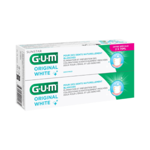 GUM Dentifrice Original White Duo