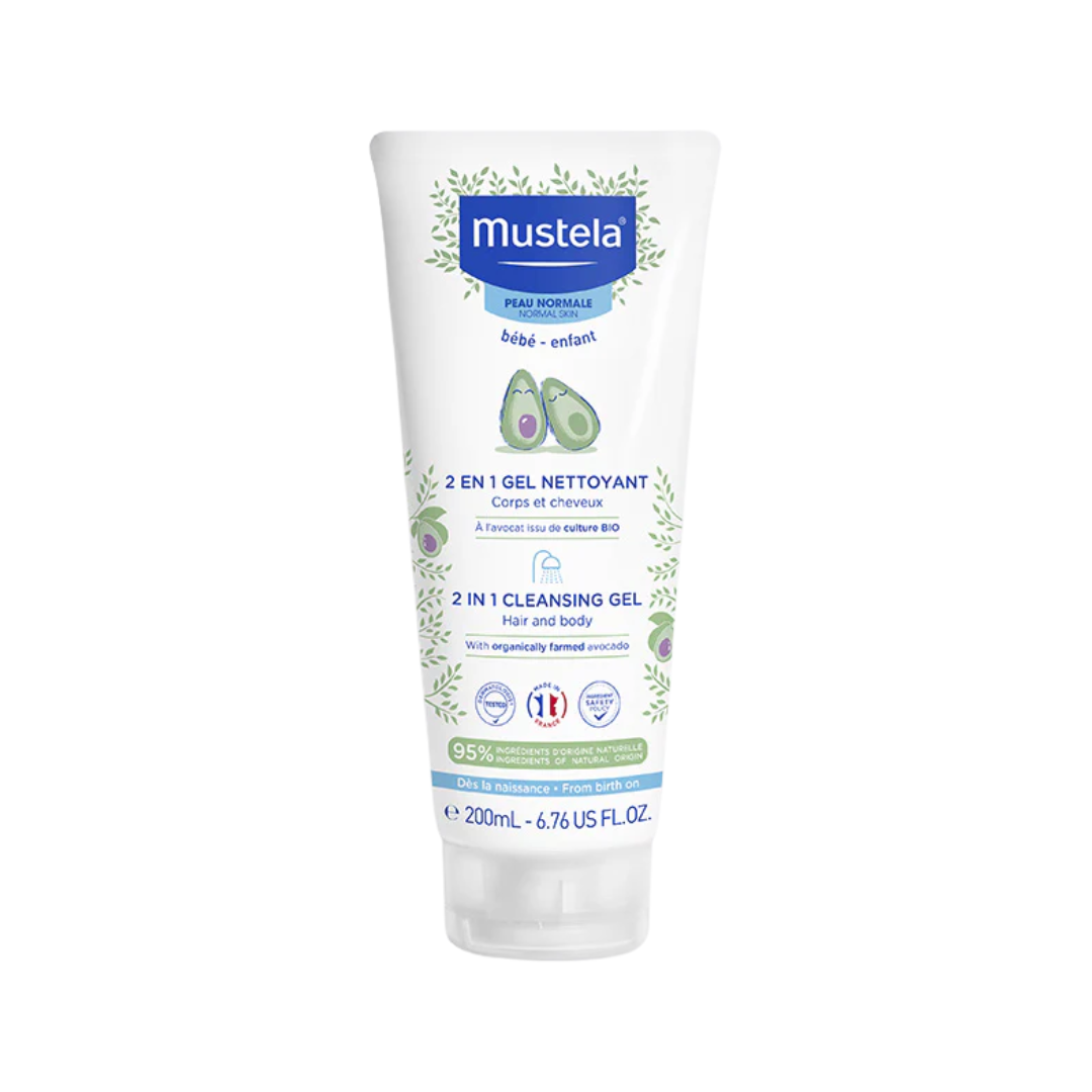 MUSTELA Gel Nettoyant 2en1 Cheveux & Corps