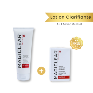 MAGICLEAR l Pack Clarifiant: Body lotion+ 1 Savon gratuit