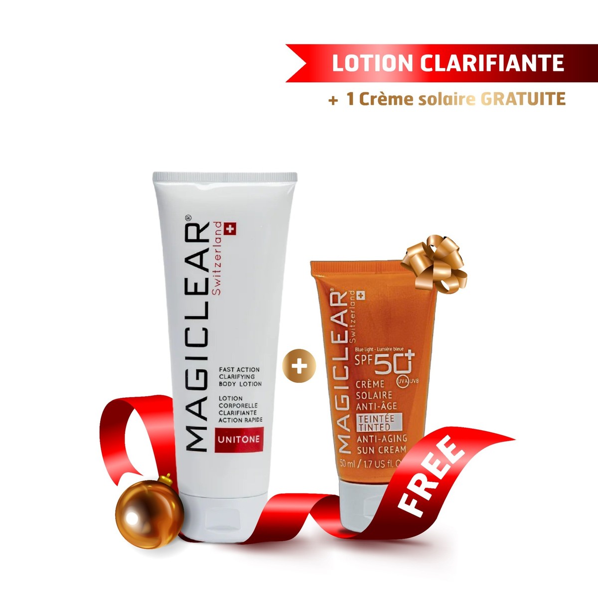 Pack Summer l Body lotion + Crème Solaire Teintée SPF 50+ Gratuite