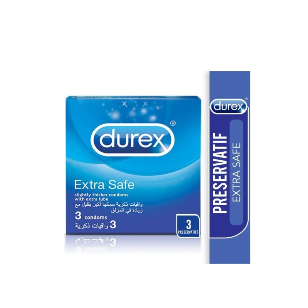 DUREX Extra Safe Preservatifs X3