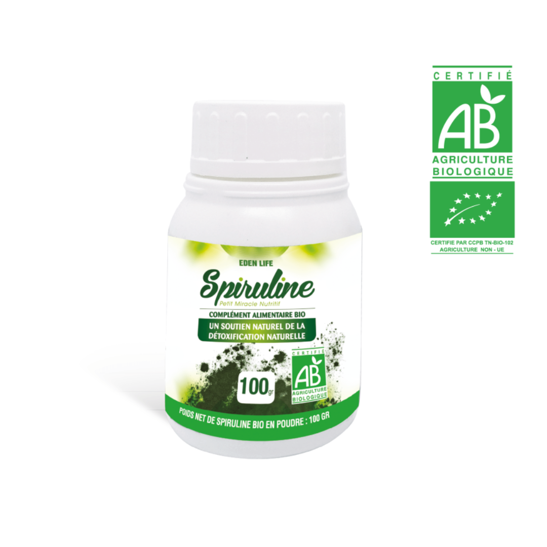 EDEN LIFE Spiruline Bio Poudre