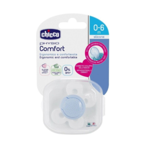 CHICCO Sucette Physio Comfort Bleu 0-6m