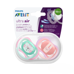 PHILIPS AVENT Sucettes Ultra Air 18m+ Lot De 2