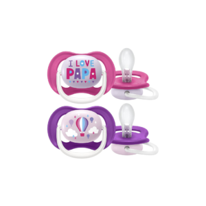 PHILIPS AVENT Sucette Ultra Air Happy Fille 6-18m Lot De 2