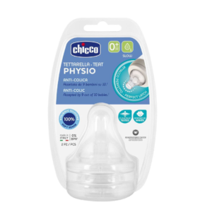 CHICCO Tétine Physio Teat Anti Colic Silicone