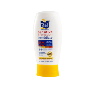 VERY DERM Lait solaire sensitive protection immédiate spf50+