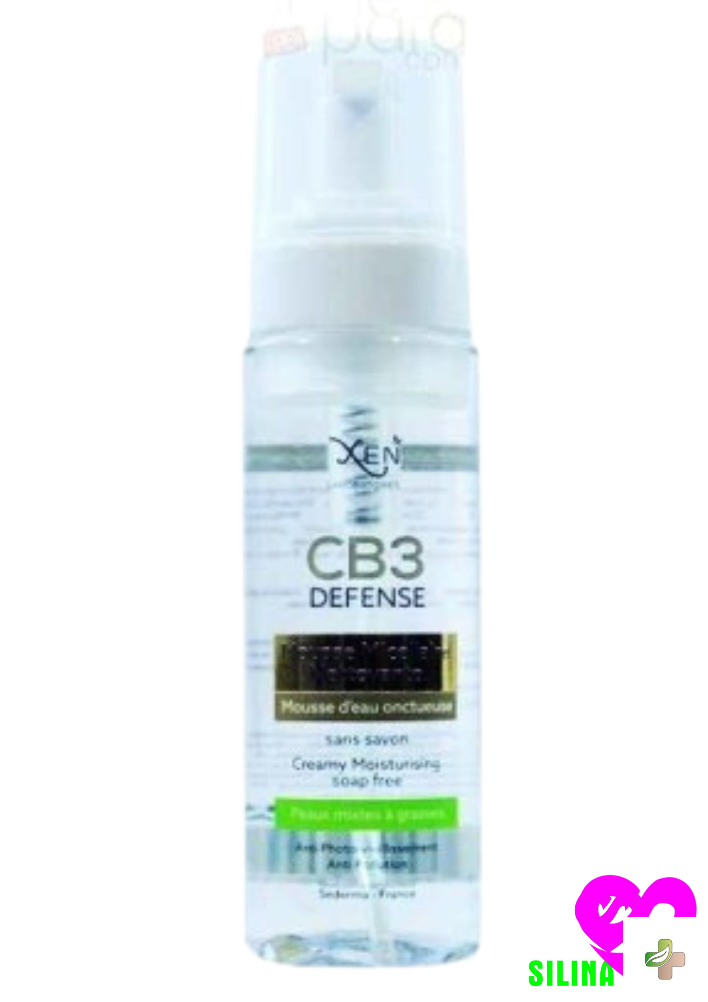 Xen Cb3 Defense Mousse Micellaire Nettoyante Peaux Mixtes A Grasses 200 Ml