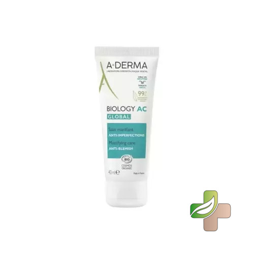 A-DERMA BIOLOGY AC GLOBAL SOIN MATIFIANT ANTI IMPERFECTIONS 40ML