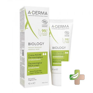 A-DERMA BIOLOGY CREME RICHE HYDRATANTE PEAUX FRAGILES 40ML