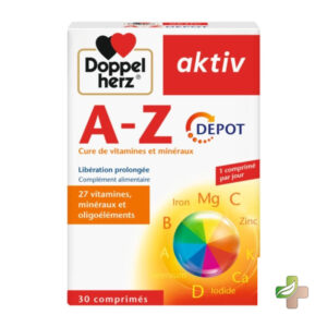 Aktiv A-Z Vitamines Et Minéraux 30 Comprimés