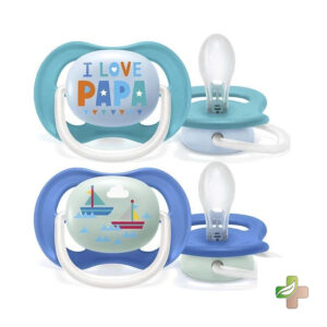 AVENT 2 SUCETTES 6-18M SCF080/03