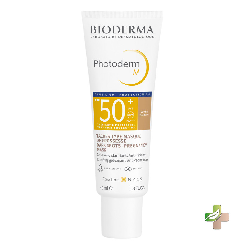 Bioderma Photoderm M Gel-Crème Clarifiant Anti-Recidive Teinté Claire Spf50+ 40Ml