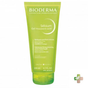 Bioderma Sebium Gel Moussant Actif ,200Ml (Peaux Grasses A Tendance Acneique)