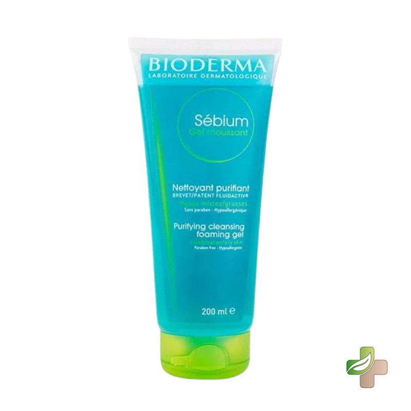 Bioderma Sebium Gel Moussant Purifiant Tube, 200Ml