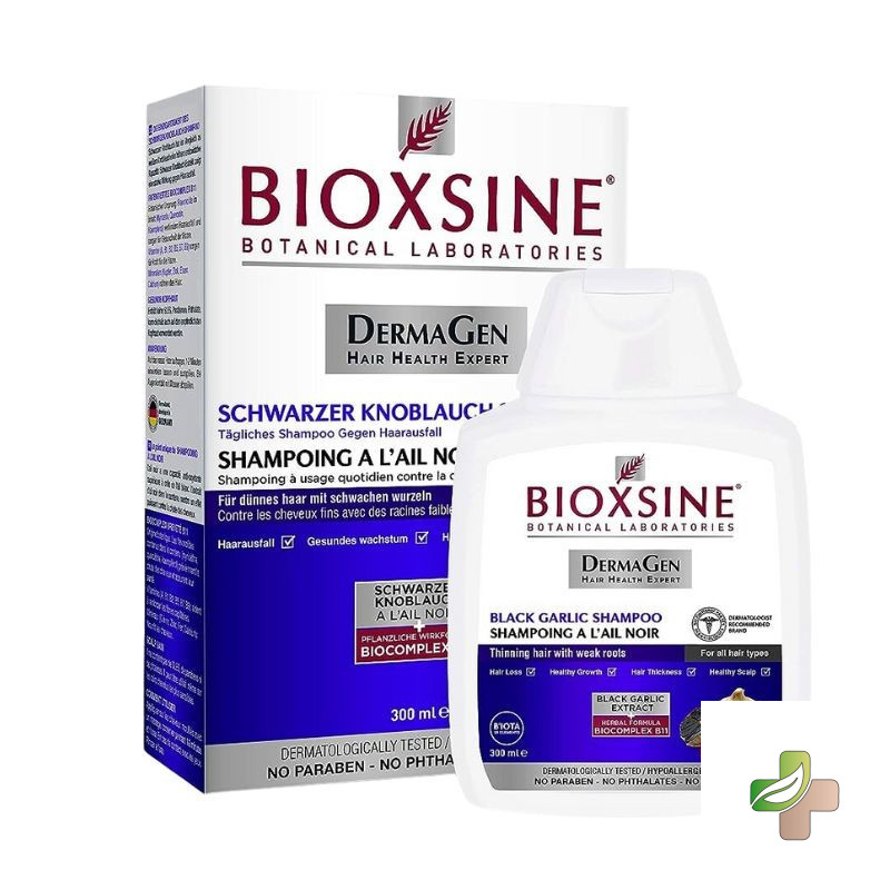 BIOXSINE Shampooing Anti-Chute à l’Ail Noir 300 ML