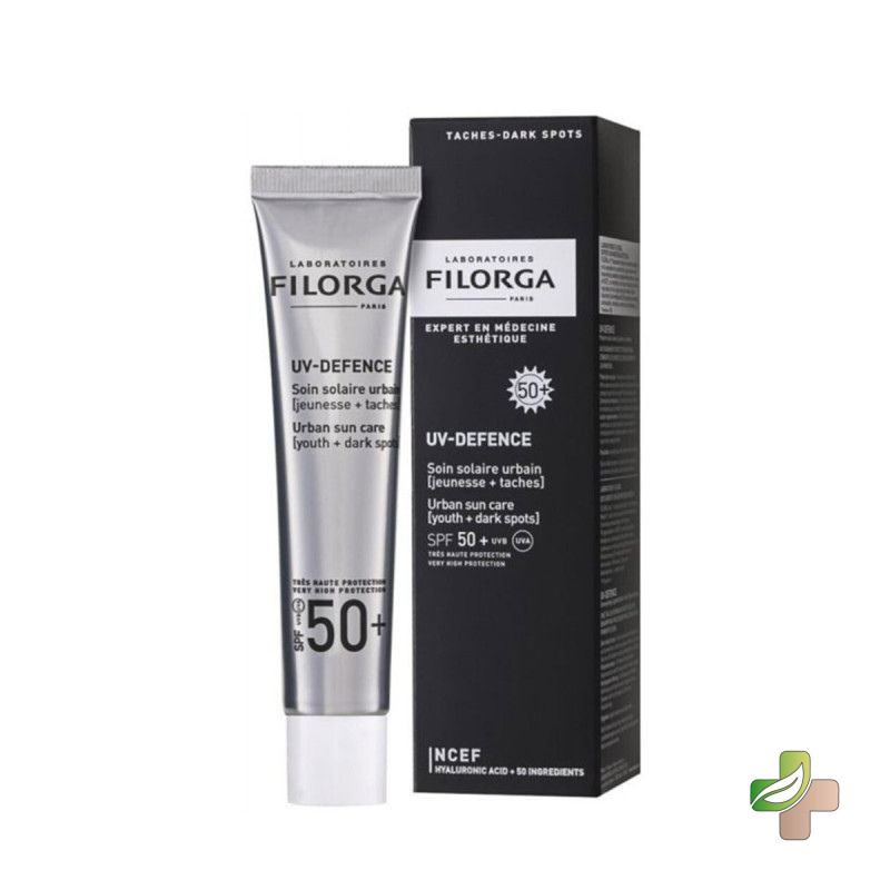 Filorga UV Defence – Écran Solaire urbain – jeunesse + tâches – spf50+ – 40ml