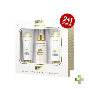 Glyskincare Coffret Gold 24K, Collagen & Caviar 2+1 Offert