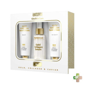 Glyskincare Coffret Gold 24K, Collagene & Caviar 2+1 Offert
