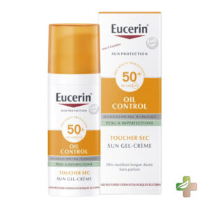 Eucerin Oil Control Gel Crème SPF 50+ Au Toucher Sec