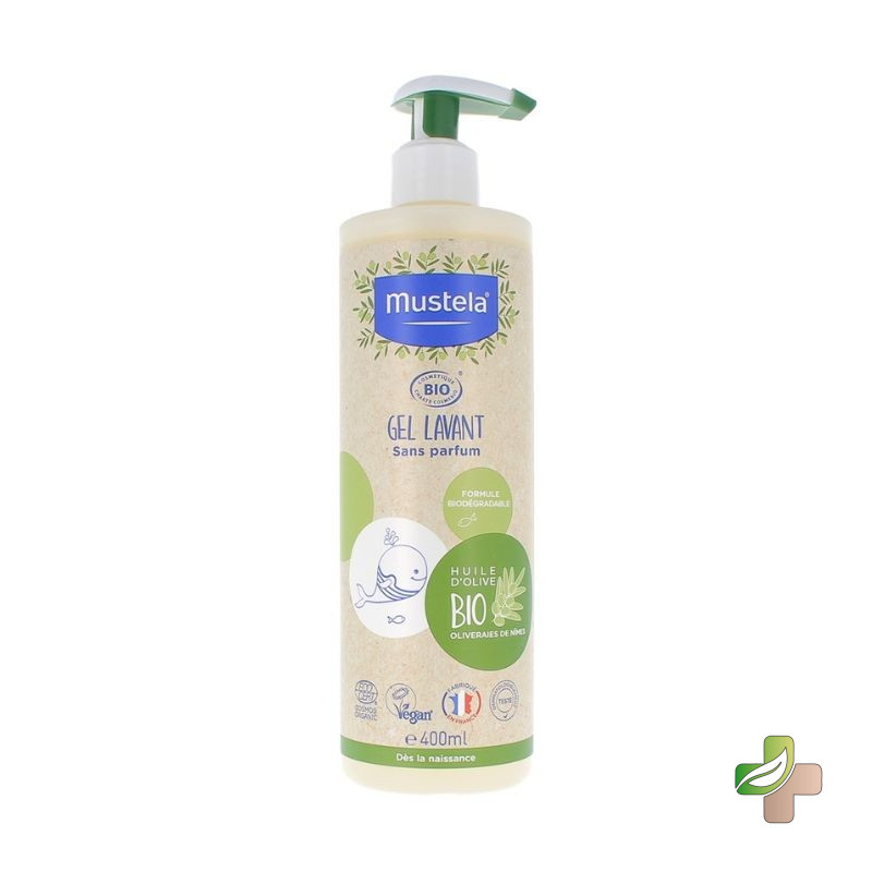Mustela Bio Gel Lavant Corps et Cheveux 400ML