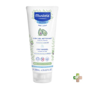 Mustela Gel Nettoyant 2 en 1 Cheveux et Corps 200Ml
