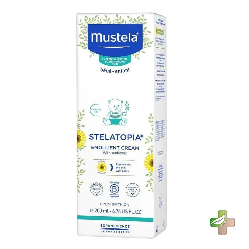 Mustela Stelatopia Crème Emolliente, 200Ml