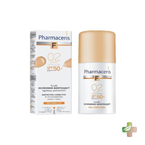 PHARMACERIS F Fond de Teint Fluide SPF50+ (Sand 02) 30ml