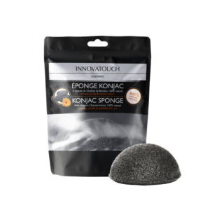 INNOVATOUCH Eponge Konjac À L'Extrait De Charbon De Bambou