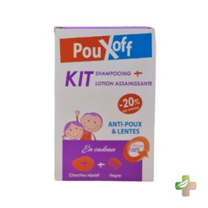 Poux Off Kit Shampooing Anti Poux + Lotion Assainissante