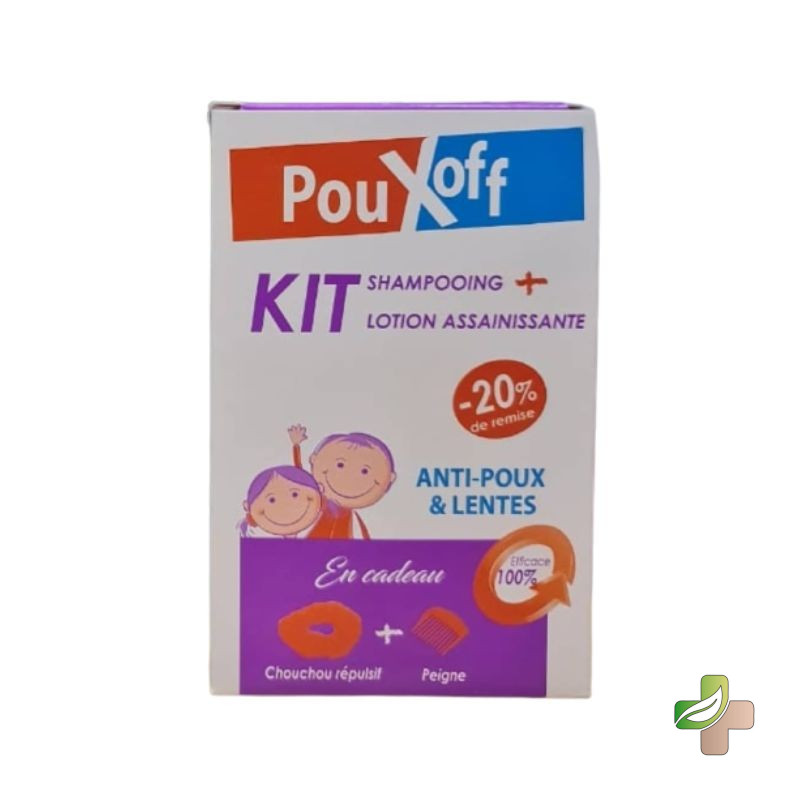 Poux Off Kit Shampooing Anti Poux + Lotion Assainissante
