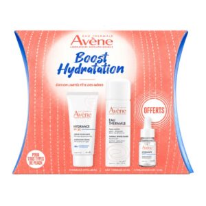Avène Coffret Boost Hydratation – Hydrance Crème SPF 30 + Eau Thermale + Sérum Boost Hydratation 10 ml Offert