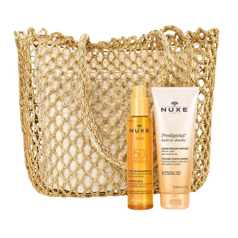 NUXE Brume Solaire Fraîche SPF30 150 ml + Lait de Corps Sublimateur 200 ml Offert + Sac de Plage Offert
