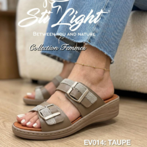 STI LIGHT,Sabot Orthopédique, EV014 TAUPE