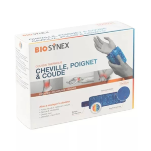 BIOSYNEX, Coussin Thermique Cheville , Poignet & Coude 11x35cm