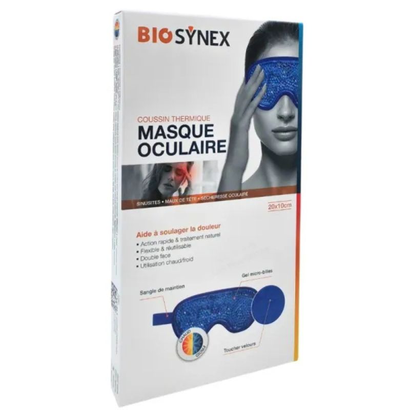 BIOSYNEX Coussin Thermique Masque Oculaire 20x10cm